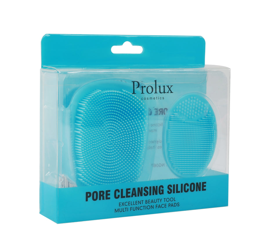 Cepillo limpiador facial de silicona Prolux Cosmetics - Kosmabell Azul